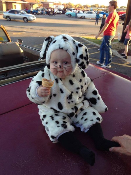 cute costume baby in davis county