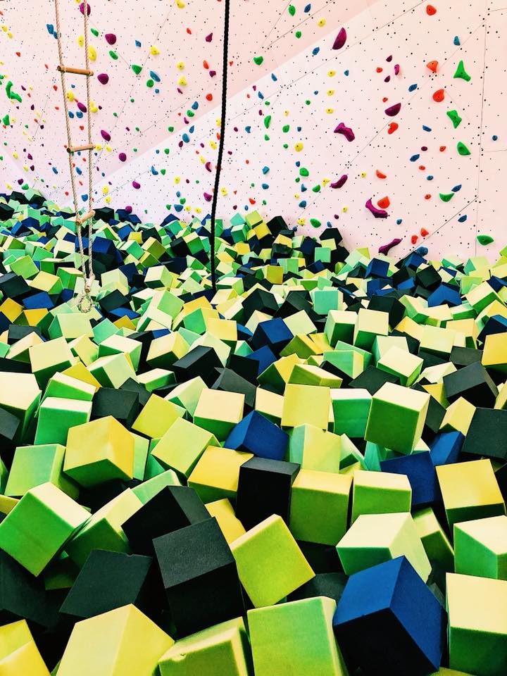 Rock Climbing and Foam Pit in Davis County