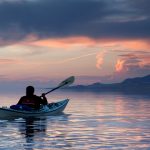 Kayaking on Antelope Island