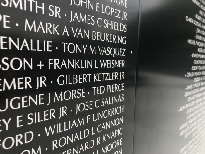 Vietnam Memorial Wall Replica