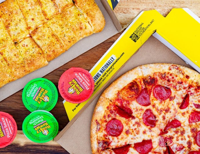 Hungry Howies Pizza and Bread Sticks