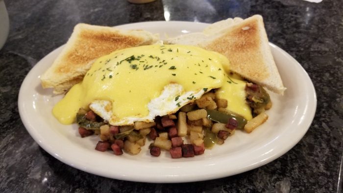 Chris' Cafe Hash and Eggs