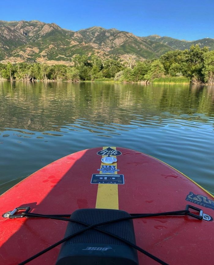 Photo from the Water in Davis County at Kayak Andy Adams Reservoir