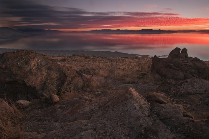 Sunset at Antelope Island