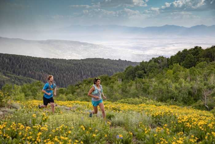 Runners at Parrish Creek Trail, Centerville, Utah