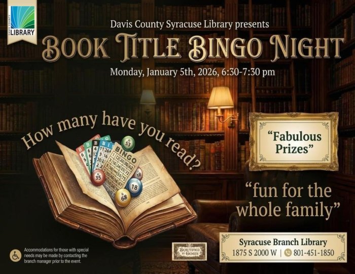 Book Title Bingo Night 2026 2