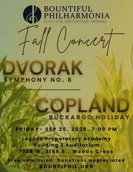 event featured bountiful philharmonia fall concert 1789419951